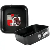 Ibili Quadratische Mokka-backform Mit Herausnehmbarem Boden 24 Cm