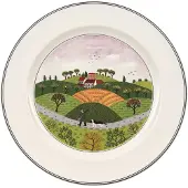 Villeroy & Boch Speiseteller "Speiseteller Jäger Design Naif ø 27 cm bunt"