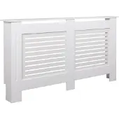 FineBuy Regal Holz furniert Weiss