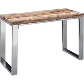 FineBuy Konsolentisch Akazie Braun
