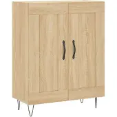 vidaXL Highboard Sonoma-Eiche 69,5x34x180 cm Holzwerkstoff