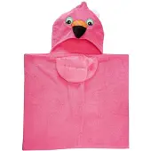 Zoocchini Kinderhandtuch Flamingo mit Kapuze - Pink