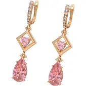 NAEMI Women Earrings in Rose Gold Pink | Gr.: onesize