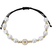 NAEMI Women Bracelet in Gold White | Gr.: onesize