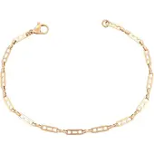 Faina Women Segmented Link Bracelet in Rose Gold | Gr.: onesize