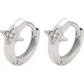 NAEMI Women Earrings in Silver White | Gr.: onesize