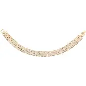 Faina Women Segmented Link Bracelet in Rose Gold | Gr.: onesize
