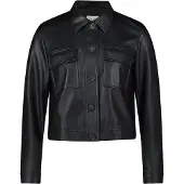 Betty & Co Jacke in Lederoptik Damen schwarz, 42 805720-0002-00420