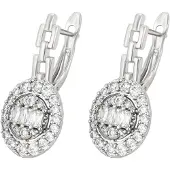 Faina Women Drop Earrings in Silver | Gr.: onesize
