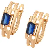 NAEMI Women Earrings in Rose Gold Navy | Gr.: onesize
