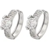 NAEMI Women Earrings in Silver White | Gr.: onesize