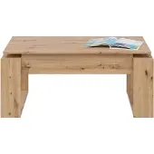 CALICOSY - Design Couchtisch mit hochklappbarer Tischplatte L102 cm - Ciara