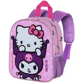 SuperMerchantEU Sanrio Hello Kitty Verspielter Rucksack 3D Elite, Rosa, 25 x 30 cm, Fassungsvermögen 7 L