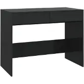 vidaXL Schreibtisch Schwarz 101x50x76,5 cm Holzwerkstoff