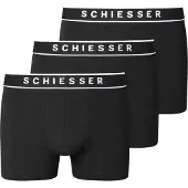 Schiesser Boxershort 173983 95/5 Organic Herren Black (3er-Pack)-M