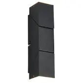 TRIO Schwarzer Wandstrahler Raglan mit LED