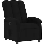 vidaXL Relaxsessel Schwarzer Stoff