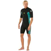 Rip Curl Dawn Patrol Spring 22 2 Mm Kurzarm-shorty Mit Rückenreißverschluss