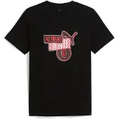 Puma Ac Milan Football Culture Kurzarm-t-shirt Schwarz M Herren Schwarz M