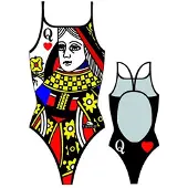 Turbo Queen Of Hearts Badeanzug