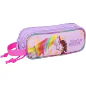 Unicorn Academy Doppel-Federmäppchen, Lila