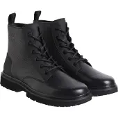 Calvin Klein Stiefel Eva Mid Laceup Boot Lth YM0YM00751 Schwarz