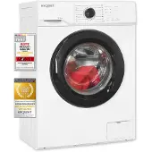 Exquisit Waschmaschine WA6110-020A weiss | 6 kg Fassungsvermögen | Energieeffizienzklasse A | 16 Waschprogramme | Kindersicherung