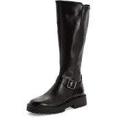 Tamaris Damen Elegante Stiefel Stretch Schaft 1-25603-45 Schwarz