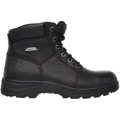 SKECHERS Work Stahlkappe Schnürstiefel Schwarz