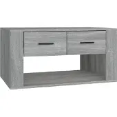 vidaXL Couchtisch Grau Sonoma 80x50x40 cm Holzwerkstoff