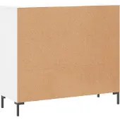 vidaXL Sideboard Weiß 90x34x80 cm Holzwerkstoff
