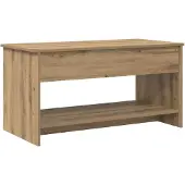 vidaXL Couchtisch Artisan-Eiche 80 x 50,5 x 41,5 cm Holzwerkstoff