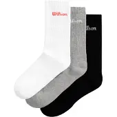 Wilson Crew Logo Socken 3 Einheiten