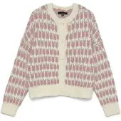 Vero Moda Strickjacke Lisa 10336622 Beige Regular Fit