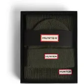 Hunter Geschenkset Jura Scarf and Beanie Unisex Kambaba Green