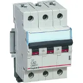Legrand 403402 TX3 Leitungsschutzschalter B-Charakteristik, 16A, 3-polig, 6kA, 400VAC, 3TE