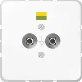 JUNG CD 565-2 WW Weiß (CD565-2WW)