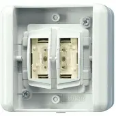 JUNG KNX Taster BA 2f. Mittenstellung 8472.02 LEDW (8472.02LEDW)