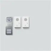 Siedle & SÖHNE Audio-Set SET CAB 850-2 E/W Basic Edelstahl gebürstet