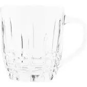 Almina Mira 6er-Gläser Set mit Henkel Teeglas Kaffeeglas Transparent mit Design
