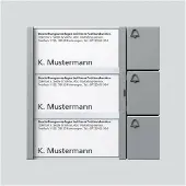 Siedle SIED Bus Tasten-Modul BTM650-03SM 3fach alt Btm 650-3 SM 35739