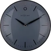 Nextime Funk-Wanduhr Small Glamour Ø 30 cm anthrazit