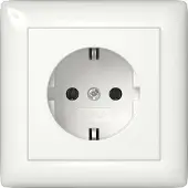 Gira 444003, Schuko, 1 Modul(e), Weiß, 250 V, 16 A, 32 mm