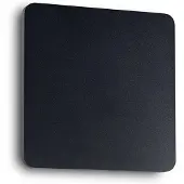 Ideal Lux LED Wandleuchte Cover Quadratisch Groß Schwarz 195773
