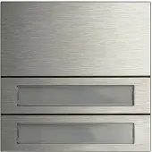 Gira Ruftastenmodul 2f System 5532920 106 Edelstahl