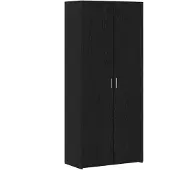 vidaXL Highboard Schwarz Eichen-Optik 80 x 42 x 185 cm
