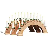 vidaXL Weihnachtskerzenbogen mit 10 LED Kerzen 3 stk. LEDs Warmes Weiß