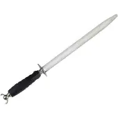Fischer Wetzstahl Metzgerbohrer rund schwarzchrom fein 30 cm - 125042