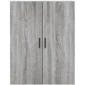 vidaXL Highboard Grau Sonoma 69,5x34x180 cm Holzwerkstoff