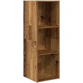 vidaXL TV-Schrankset Altholz 37 x 37 x 107 cm Holzwerkstoff